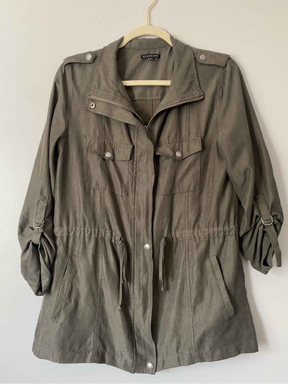 Staccato Olive Green Utility Jacket – Size S